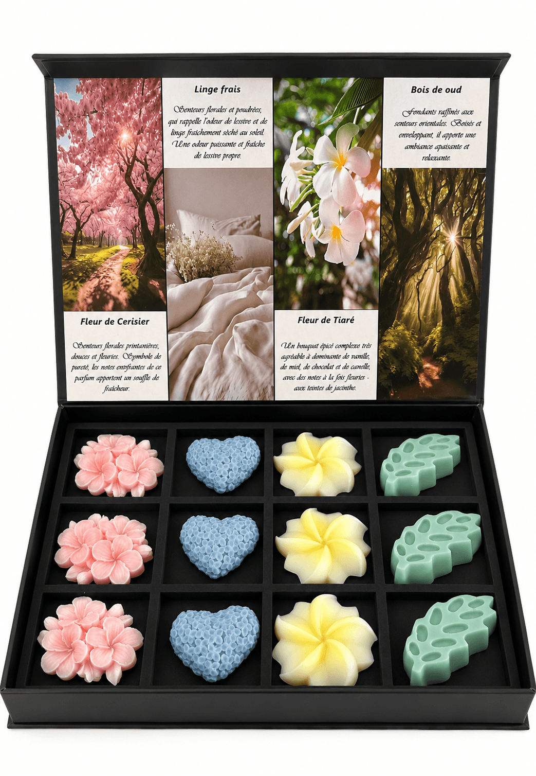 Coffret de 12 Fondants Parfumés – 4 Senteurs – Image 2